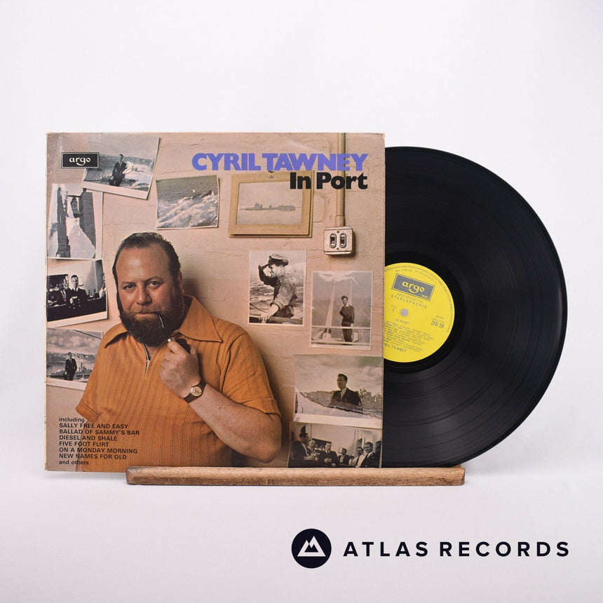 Cyril Tawney In Port LP Vinyl Record - Front Cover & Record