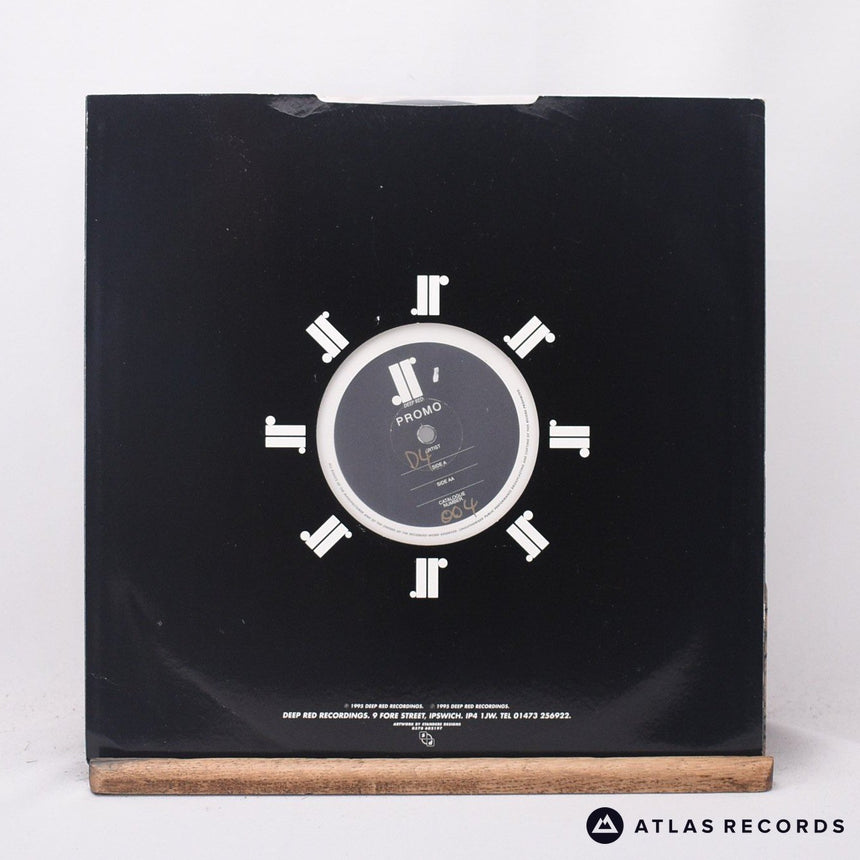 D4 - X-Attack / Careless - Die-Cut Sleeve Promo 12" Vinyl Record - EX/VG+