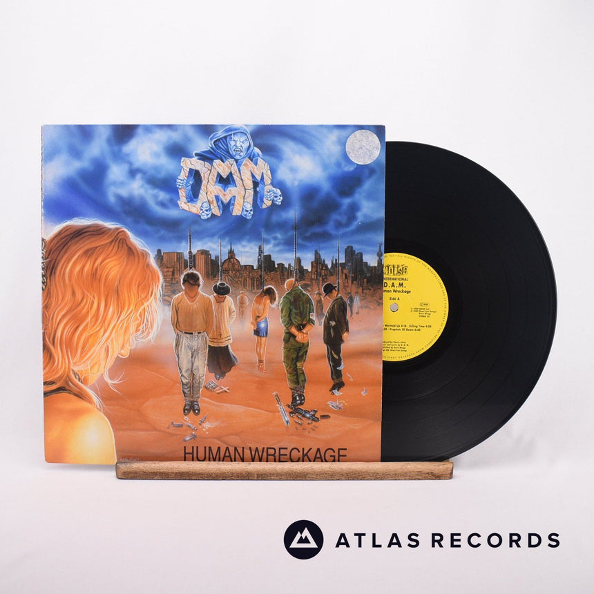 D.A.M. Human Wreckage LP Vinyl Record - Front Cover & Record