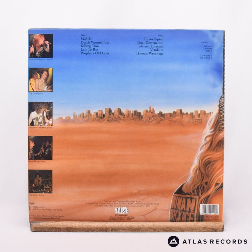D.A.M. - Human Wreckage - 1-A 1-B LP Vinyl Record - EX/EX
