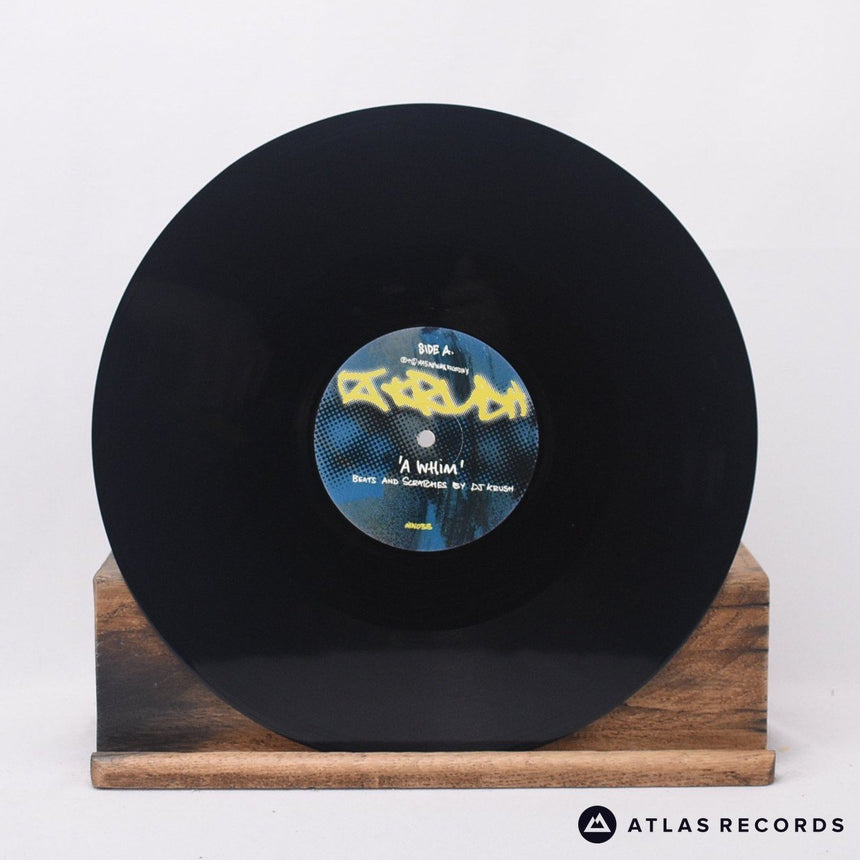DJ Krush - A Whim / 89.9 Megamix + Bonus Beats - 12" Vinyl Record - EX/VG+