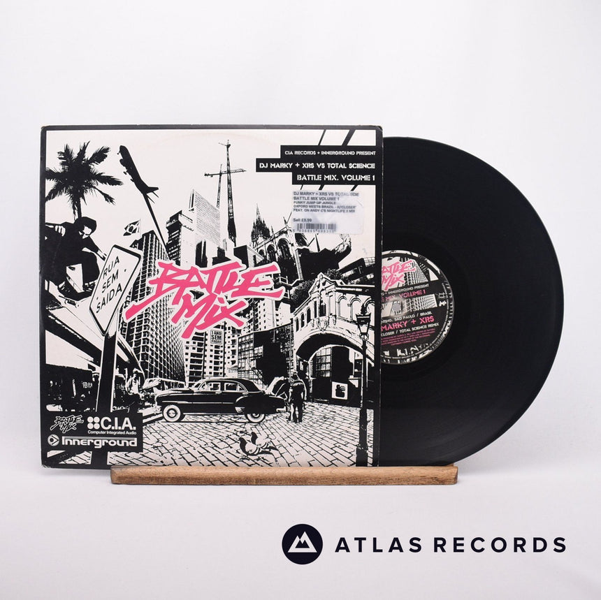 DJ Marky & XRS Battle Mix Volume 1 12" Vinyl Record - Front Cover & Record