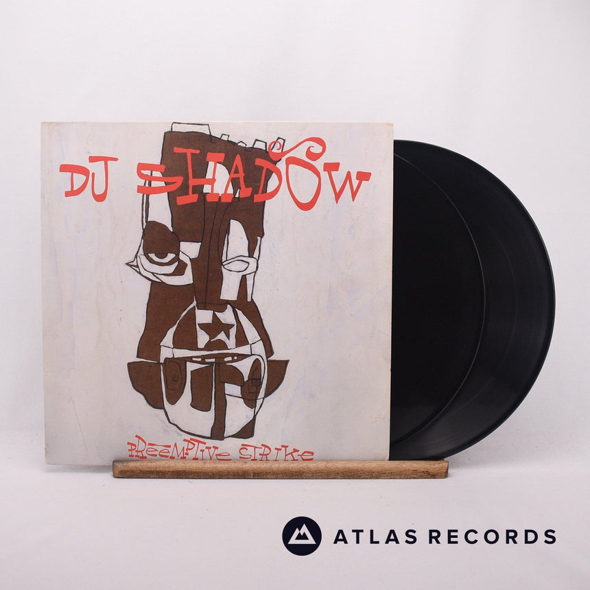 DJ Shadow Preemptive Strike 2 x LP Vinyl Record - Front Cover & Record