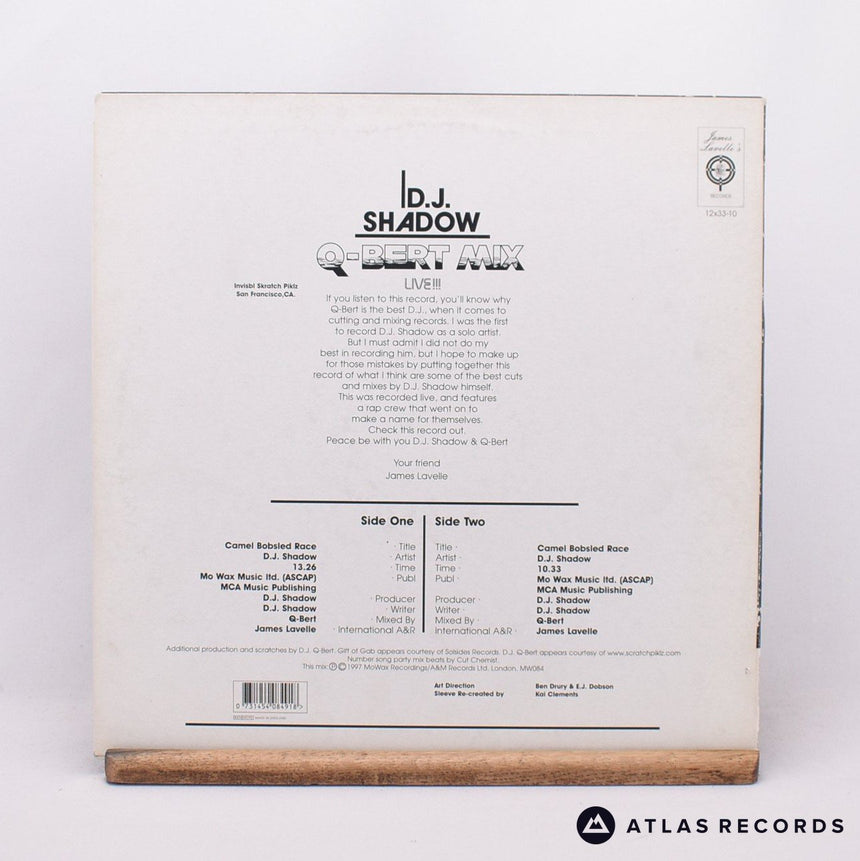 DJ Shadow - Q-Bert Mix (Live!!) - 12" Vinyl Record - VG+/VG