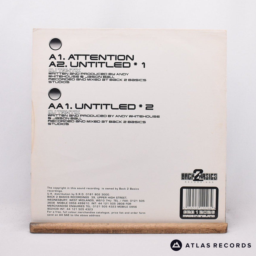 DJ Taktix - Attention - 12" Vinyl Record - VG+/VG+