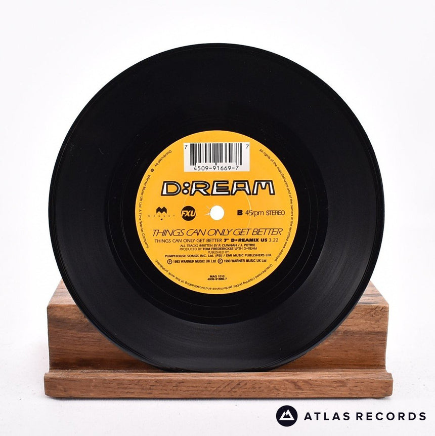 D:Ream - Things Can Only Get Better - 7" Vinyl Record - VG+/EX