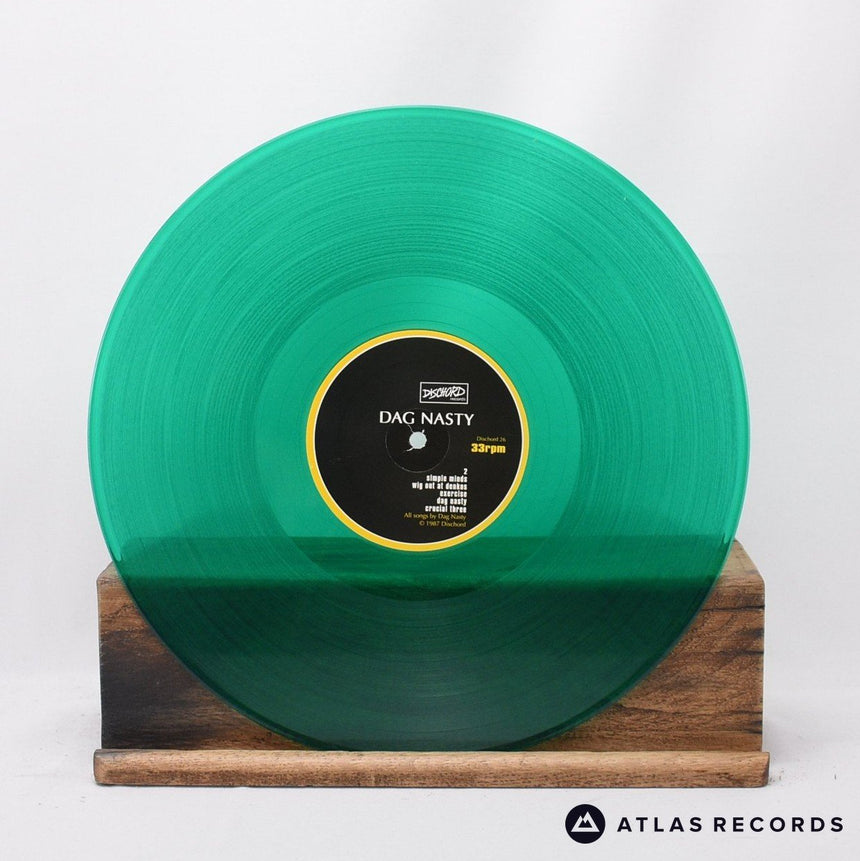 Dag Nasty - Wig Out At Denkos - Clear Green Lyric Sheet LP Vinyl Record - EX/EX