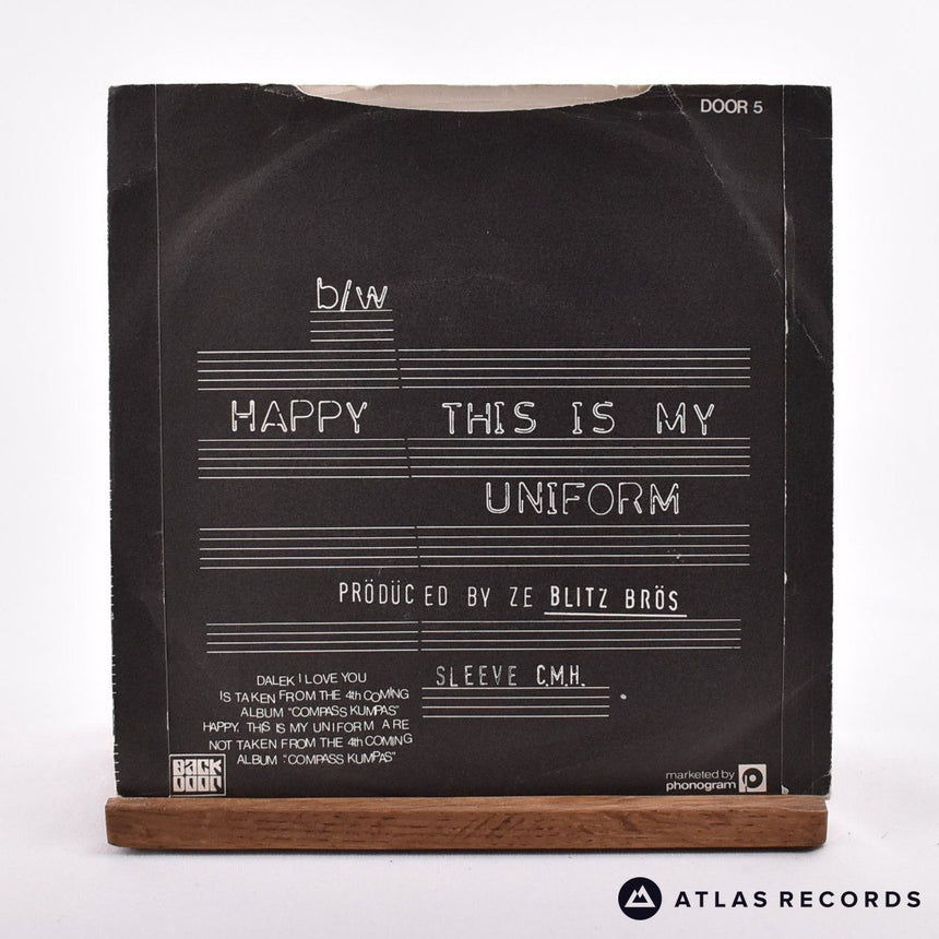 Dalek I - Dalek I Love You - 7" Vinyl Record - VG+/EX