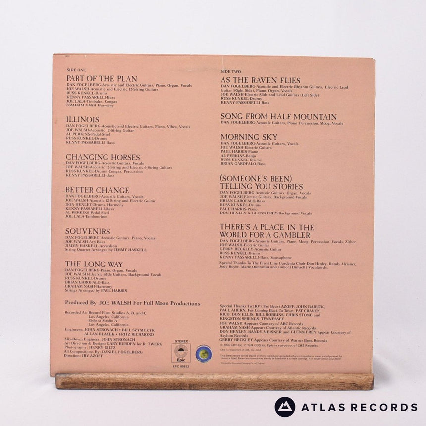 Dan Fogelberg - Souvenirs - Lyric Sheet LP Vinyl Record - VG+/VG+