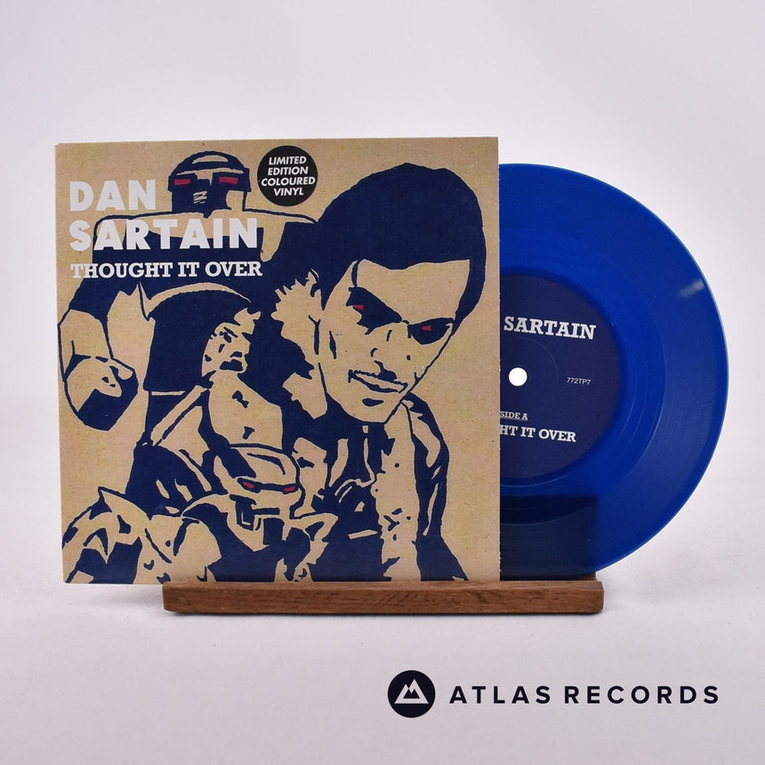 Dan Sartain Thought It Over 7" Vinyl Record - Front Cover & Record