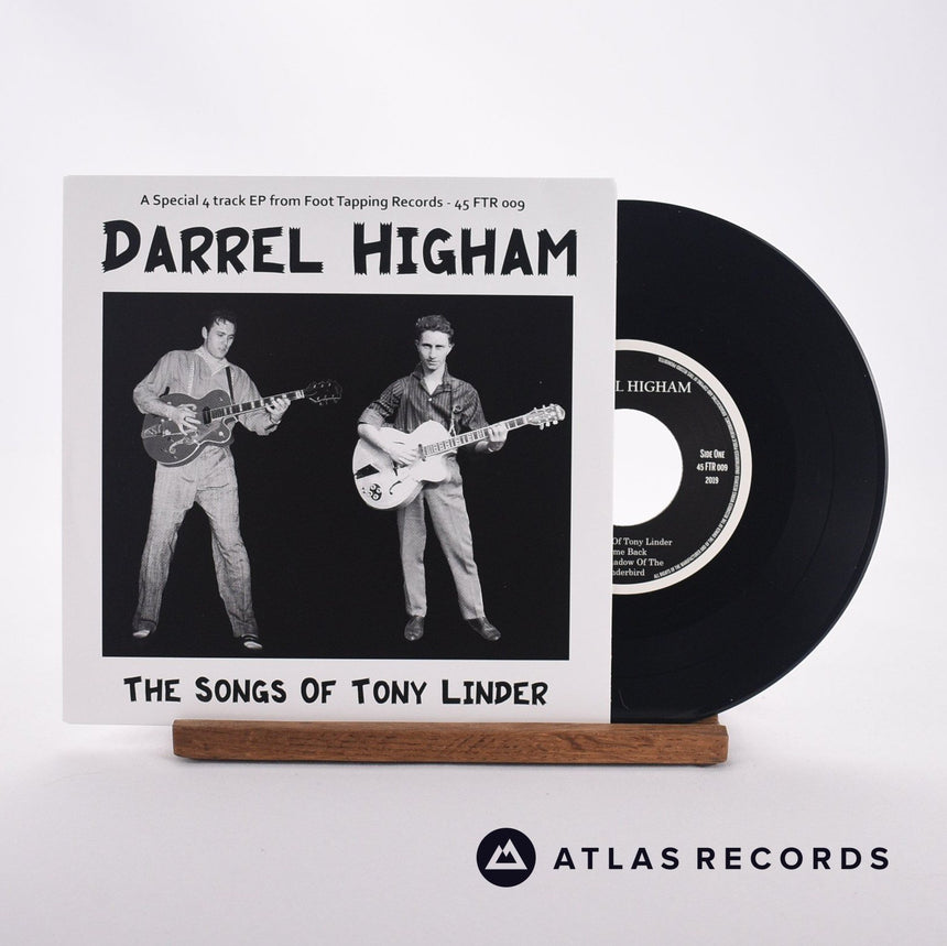 Darrel Higham The Songs Of Tony Linder 7" Vinyl Record - Front Cover & Record