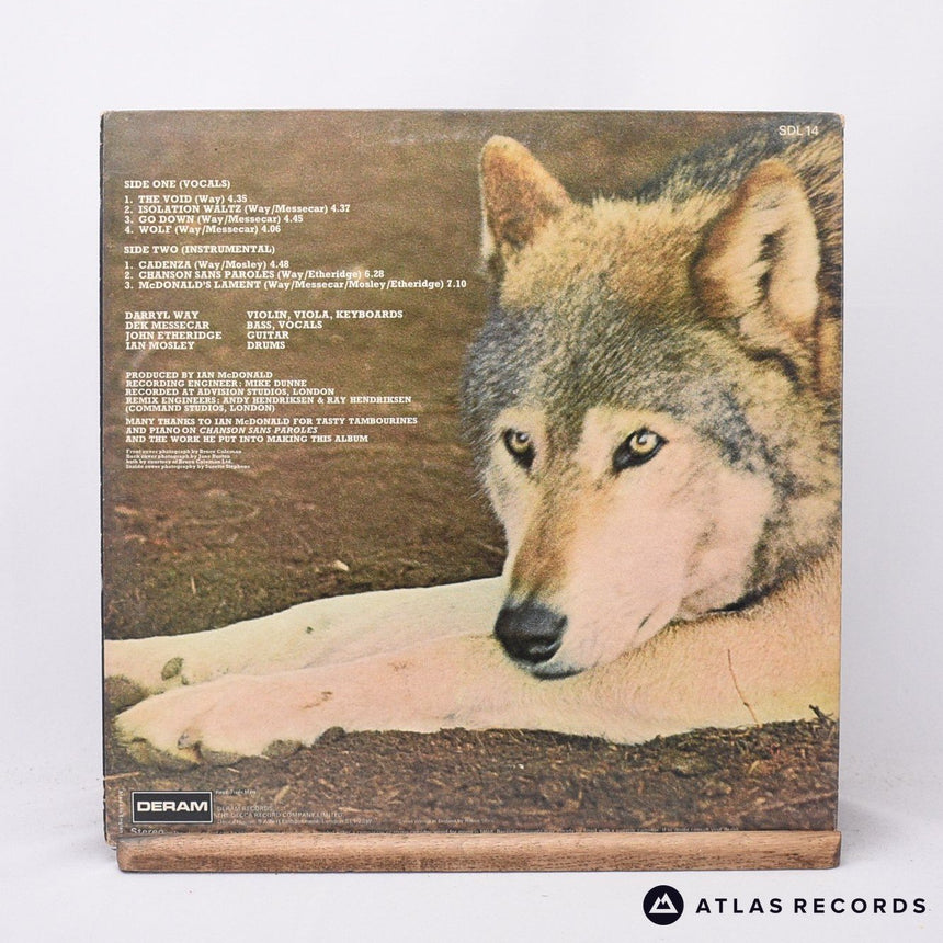 Darryl Way's Wolf - Canis Lupus - P-1 P-1 LP Vinyl Record - EX/EX