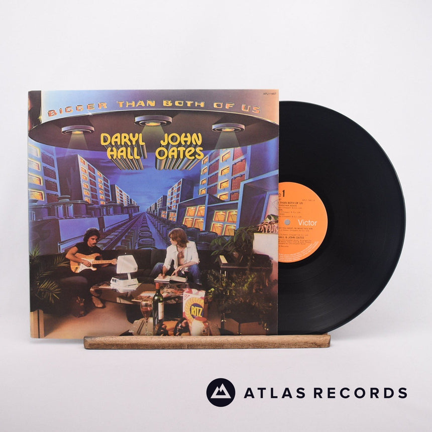 Daryl Hall & John Oates Bigger Than Both Of Us LP Vinyl Record - Front Cover & Record