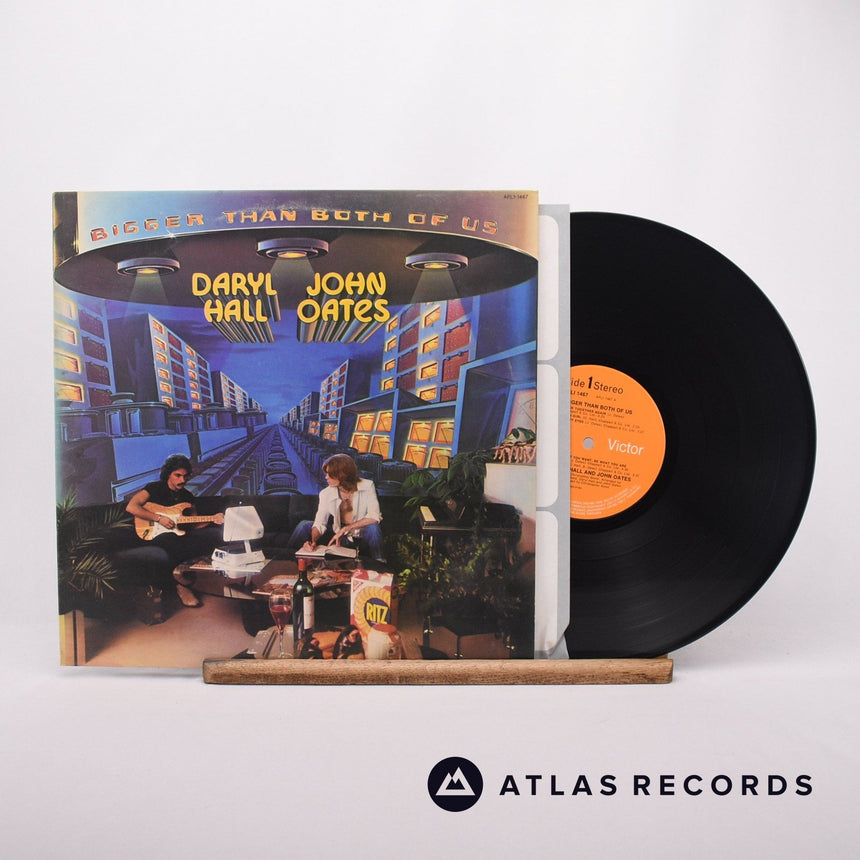 Daryl Hall & John Oates Bigger Than Both Of Us LP Vinyl Record - Front Cover & Record