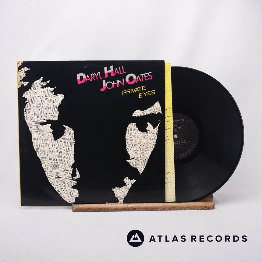 Daryl Hall & John Oates Private Eyes LP Vinyl Record - Front Cover & Record