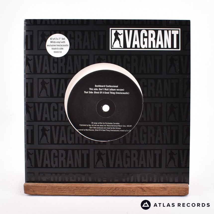 Dashboard Confessional Don't Wait 7" Vinyl Record - Front Cover & Record