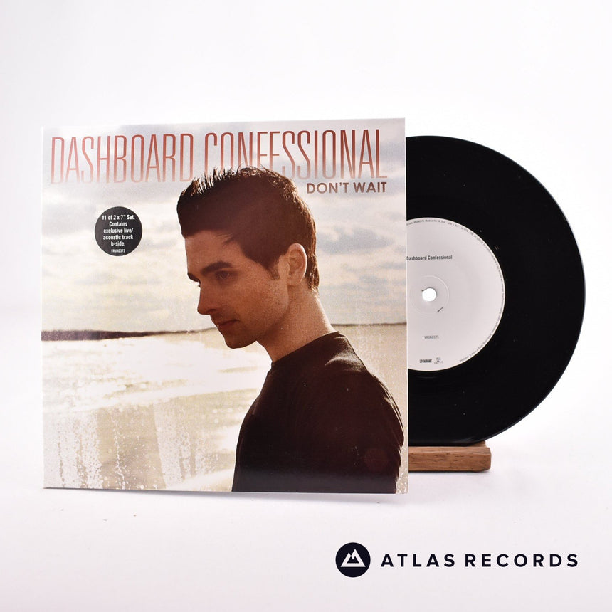Dashboard Confessional Don't Wait 7" Vinyl Record - Front Cover & Record