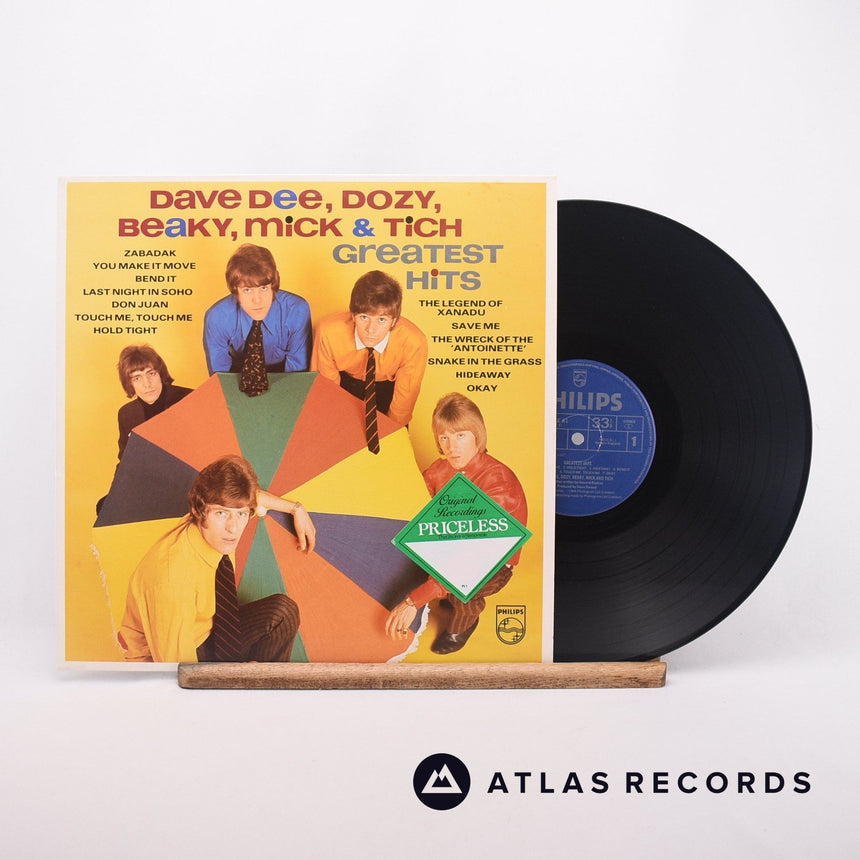 Dave Dee, Dozy, Beaky, Mick & Tich Greatest Hits LP Vinyl Record - Front Cover & Record