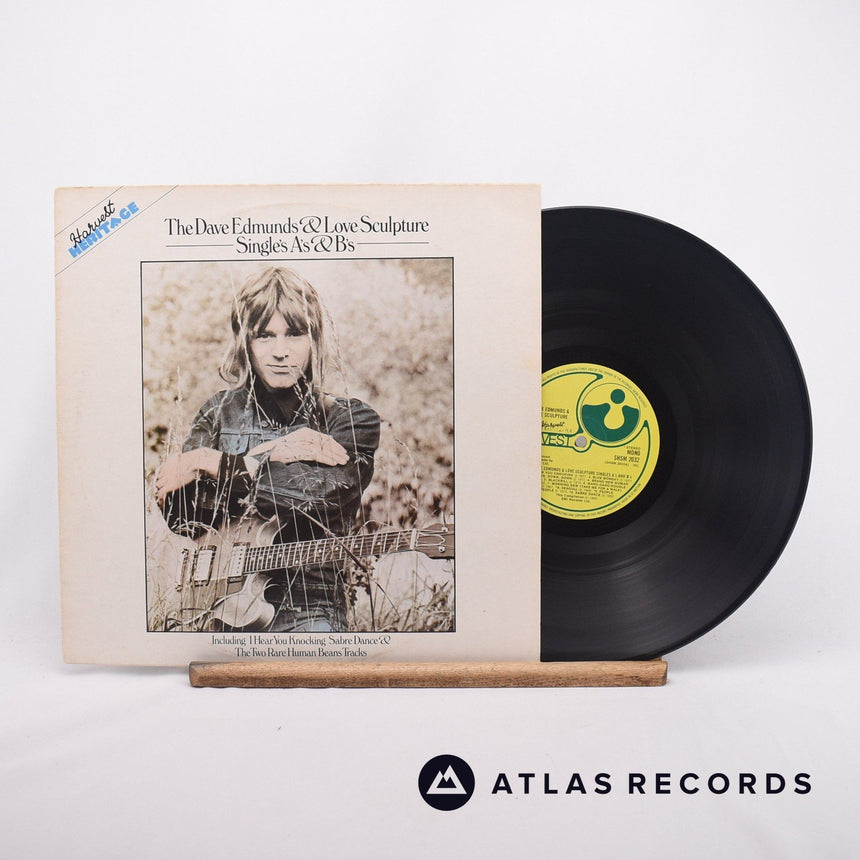 Dave Edmunds The Dave Edmunds & Love Sculpture Single's A's & B's LP Vinyl Record - Front Cover & Record