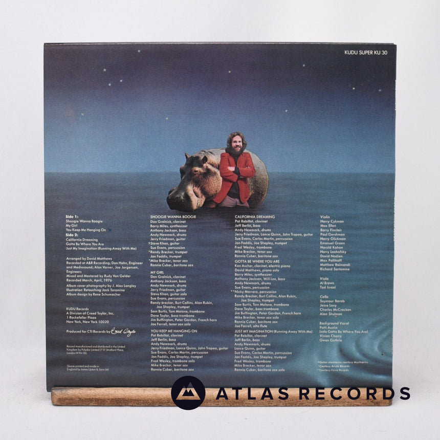 Dave Matthews - Shoogie Wanna Boogie - LP Vinyl Record - EX/VG+