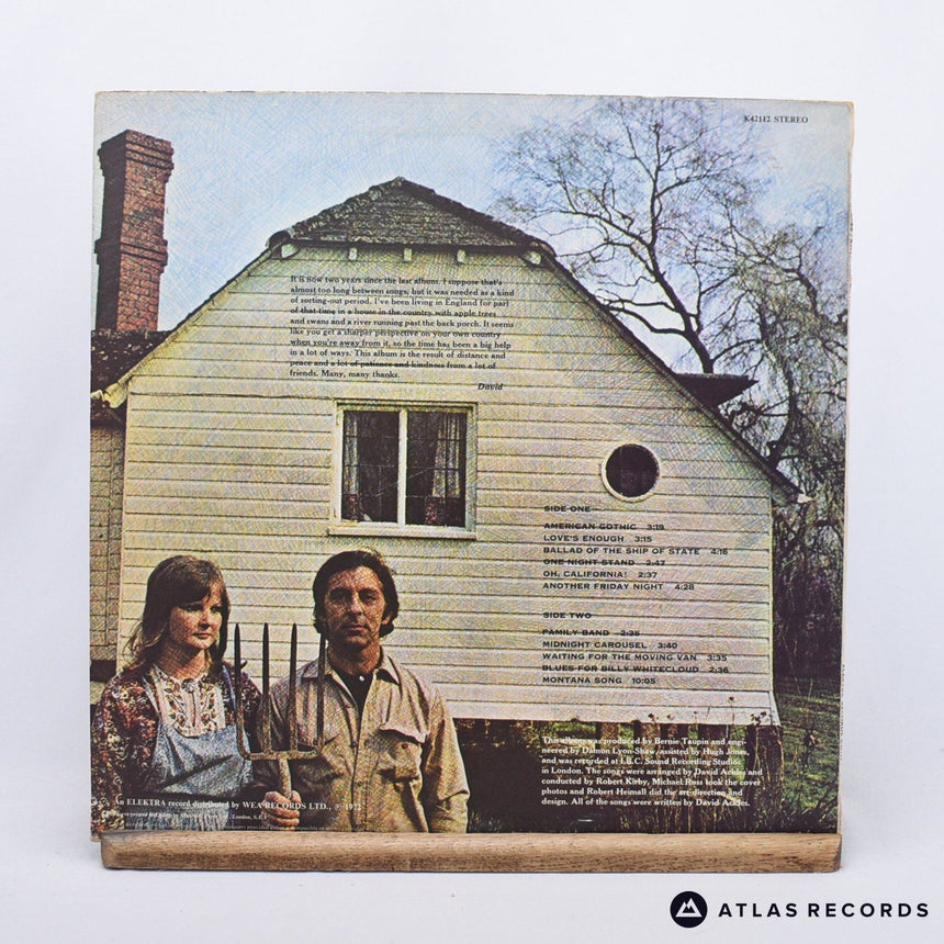 David Ackles - American Gothic - LP Vinyl Record - EX/VG+