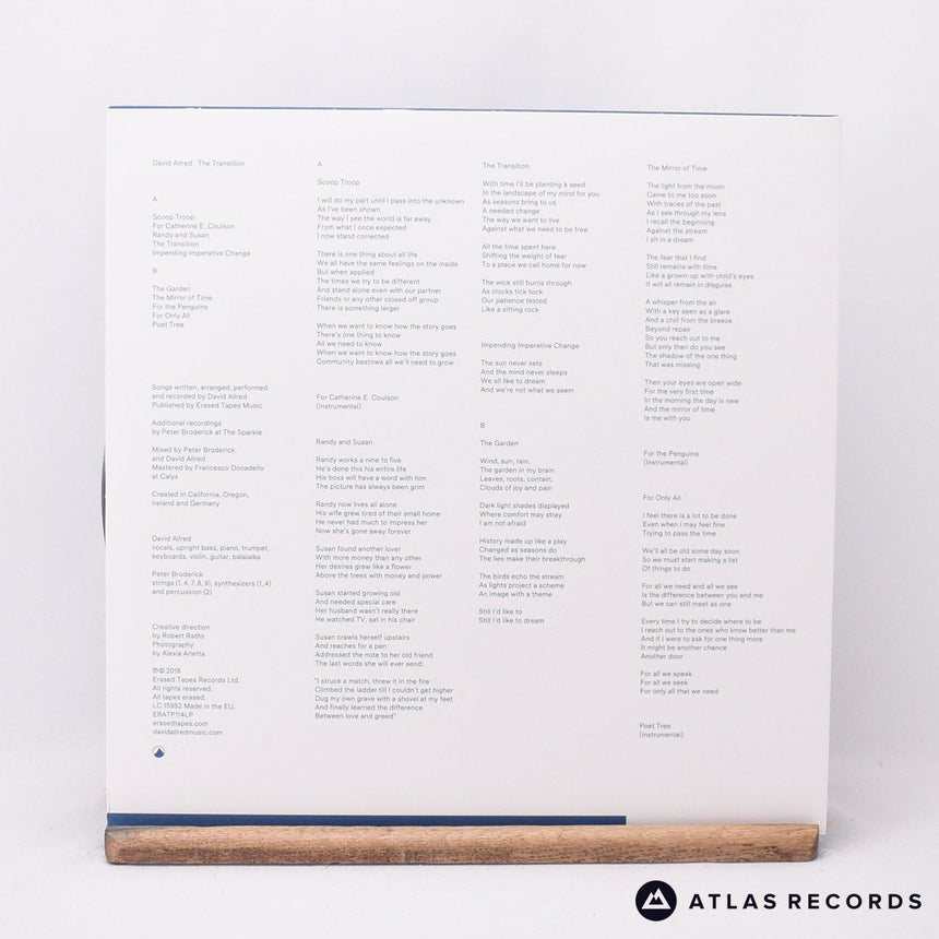 David Allred - The Transition - LP Vinyl Record - NM/NM