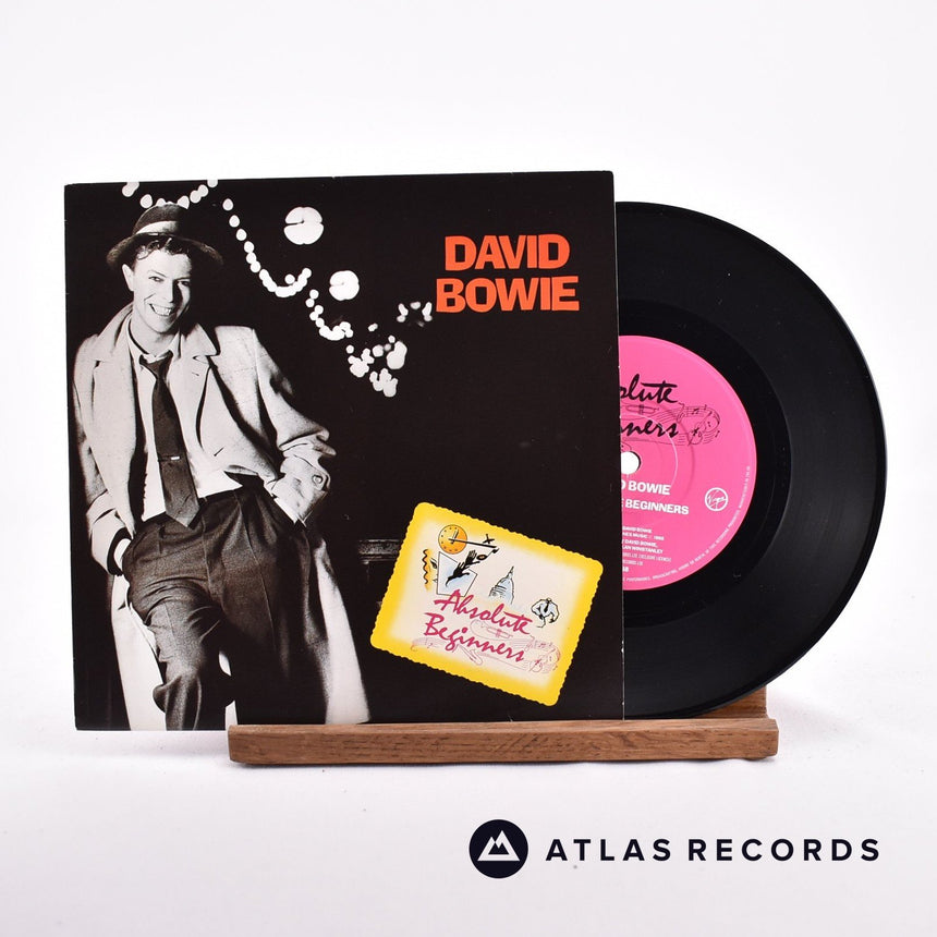 David Bowie Absolute Beginners 7" Vinyl Record - Front Cover & Record