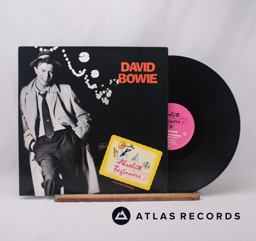 David Bowie Absolute Beginners 12" Vinyl Record - Front Cover & Record