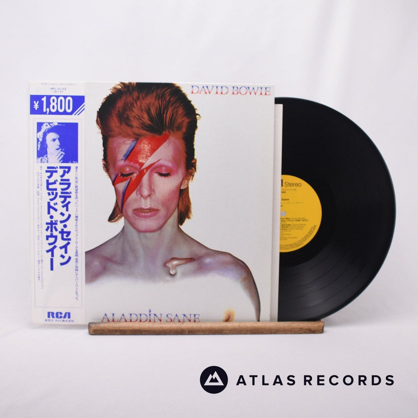 David Bowie Aladdin Sane = アラディン・セイン LP Vinyl Record - Front Cover & Record