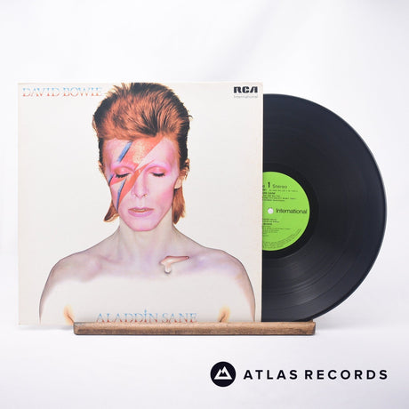 David Bowie Aladdin Sane LP Vinyl Record - Front Cover & Record