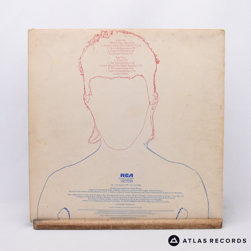 David Bowie - Aladdin Sane - 4543 4544 LP Vinyl Record - VG/VG+