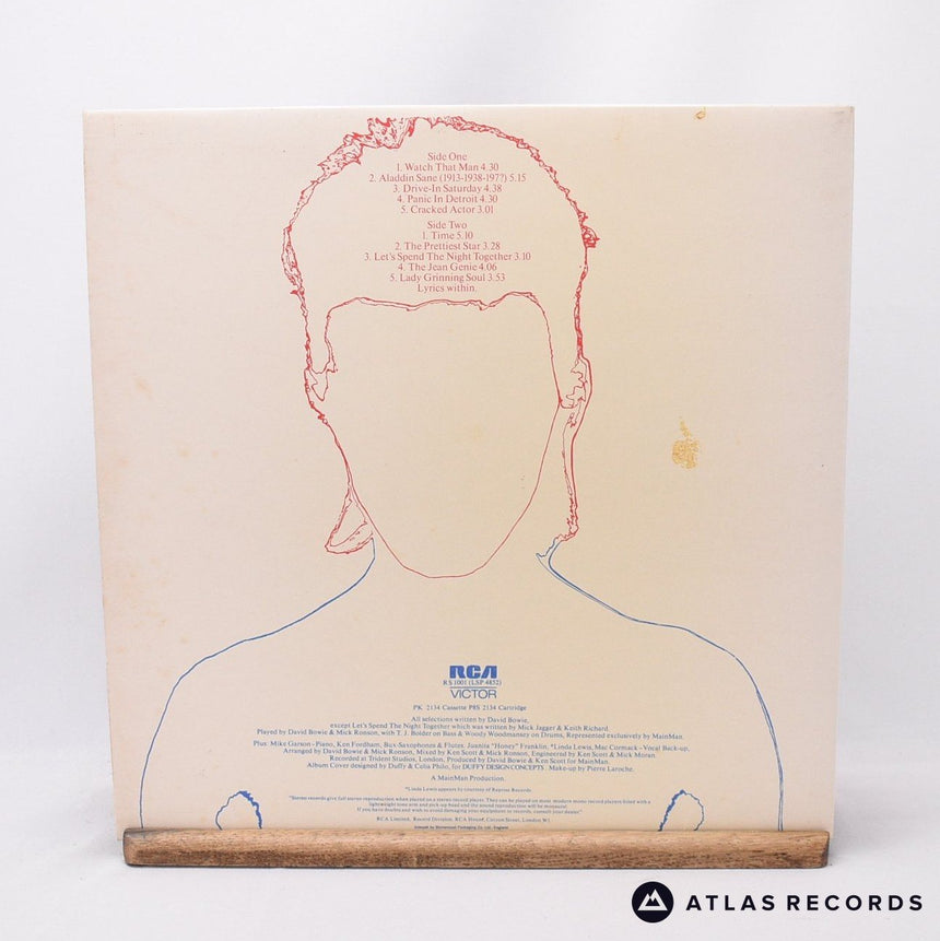 David Bowie - Aladdin Sane - Insert Gatefold A2 A5 LP Vinyl Record - VG+/EX