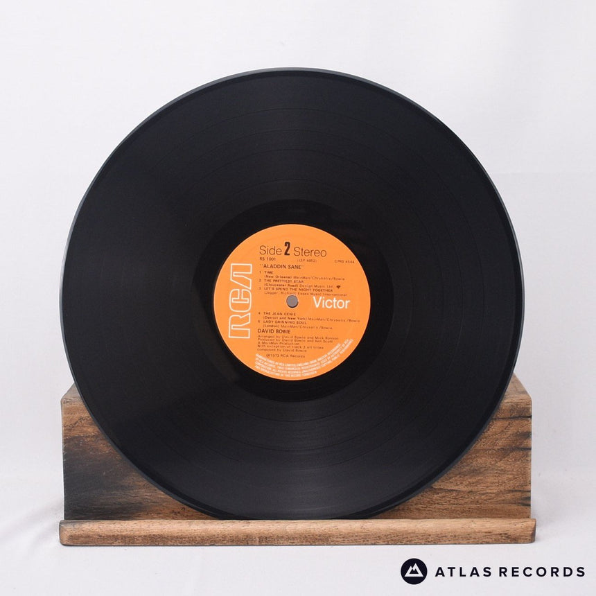 David Bowie - Aladdin Sane - Lyric Sheet Reissue A B LP Vinyl Record - EX/EX