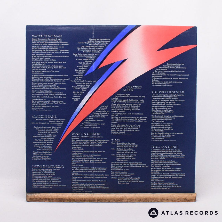 David Bowie - Aladdin Sane - Dynaflex Gatefold 43 44 TD LP Vinyl Record - EX/VG+