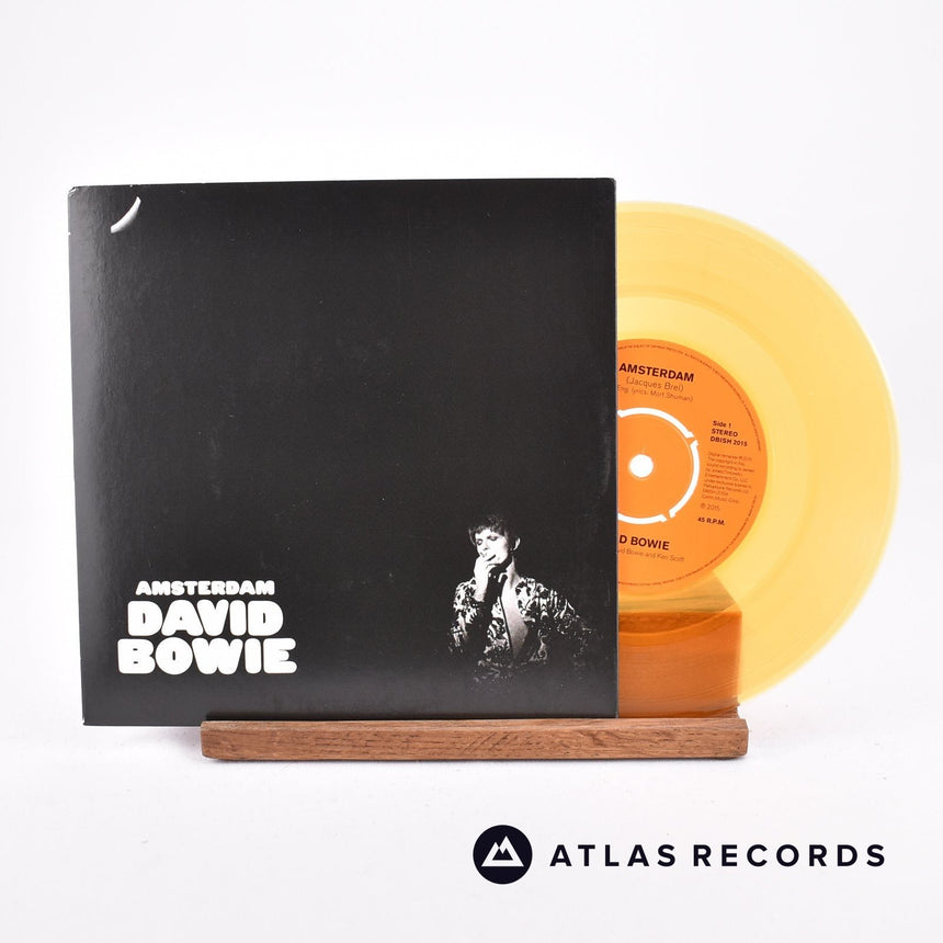 David Bowie Amsterdam 7" Vinyl Record - Front Cover & Record