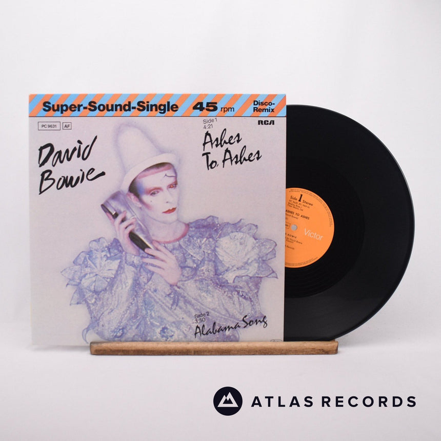 David Bowie Ashes To Ashes 12" Vinyl Record - Front Cover & Record