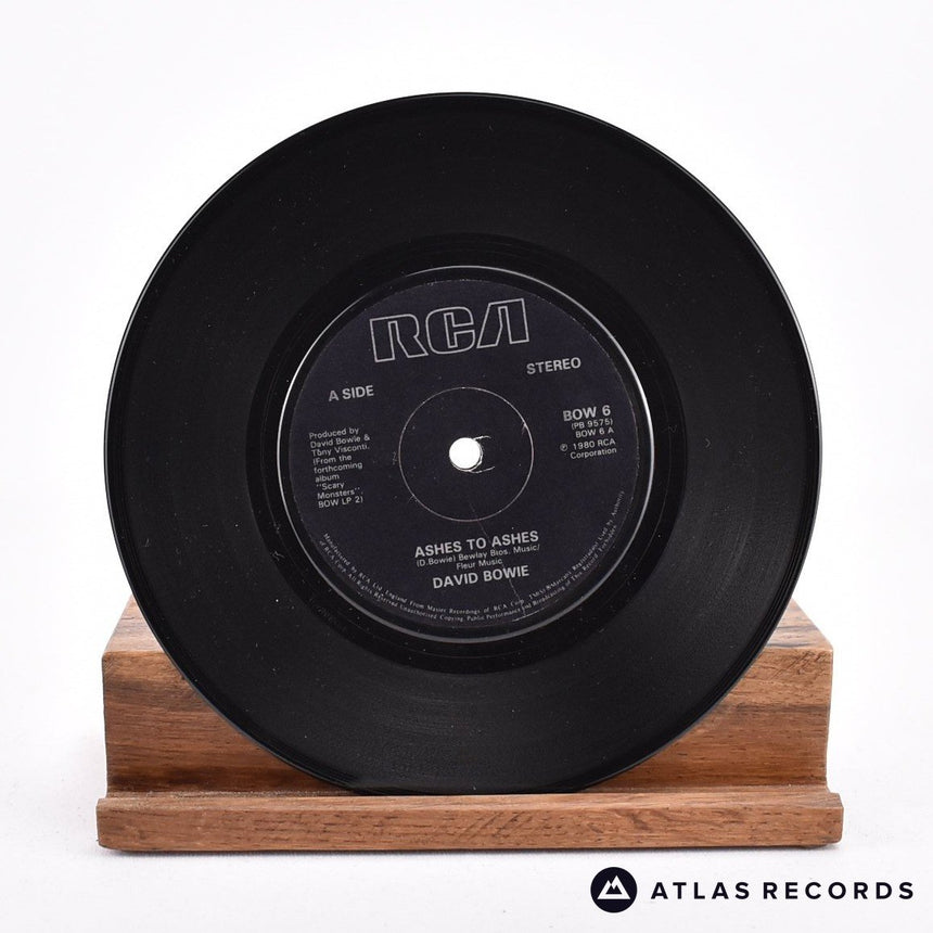 David Bowie - Ashes To Ashes - Townhouse 7" Vinyl Record - VG+/EX