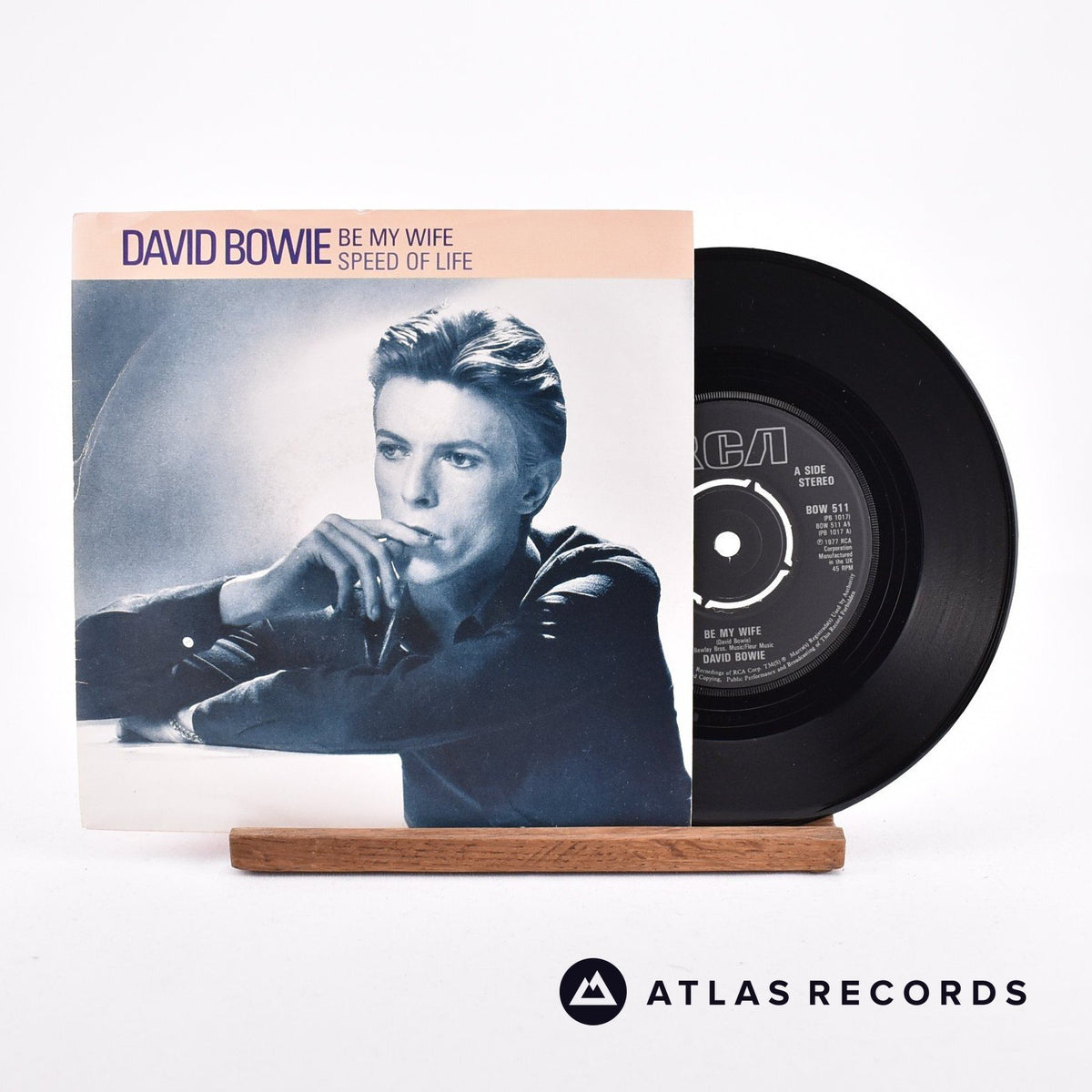 David Bowie Be My Wife 7" Vinyl Record VG+/EX – Atlas Records