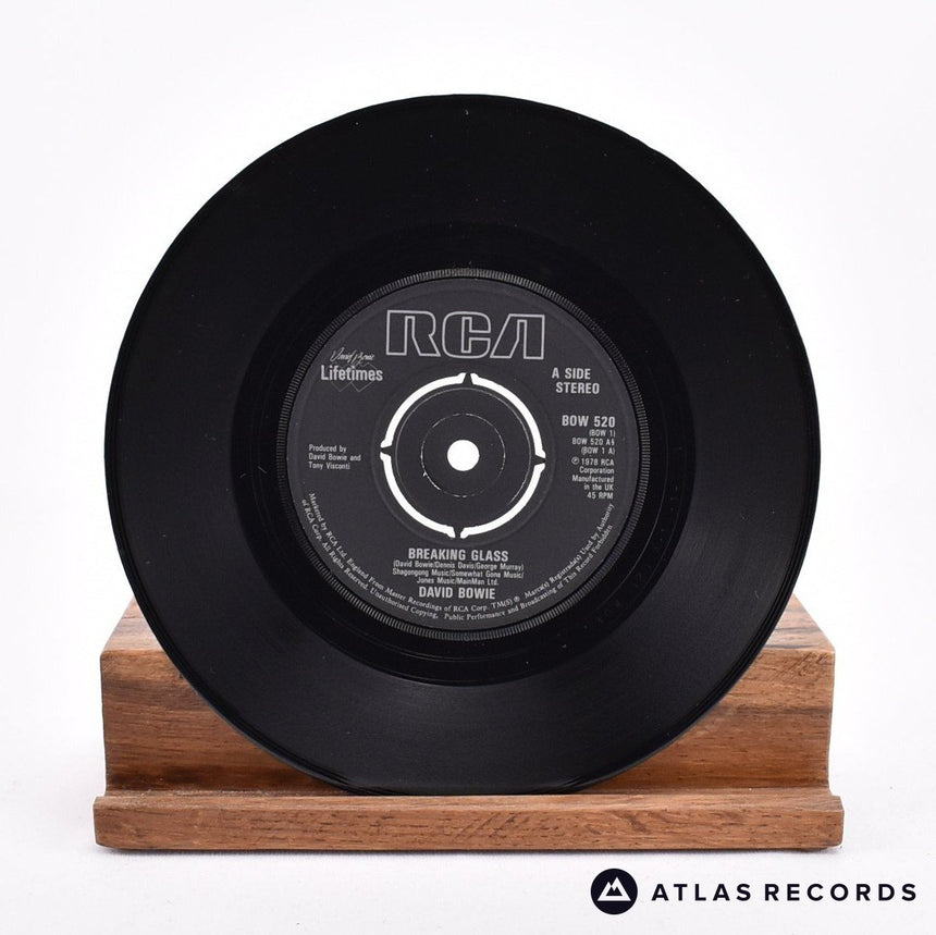 David Bowie - Breaking Glass - Reissue 7" Vinyl Record - EX/VG+