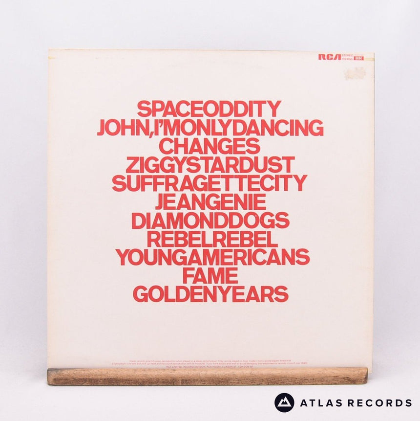 David Bowie - ChangesOneBowie - A B LP Vinyl Record - EX/VG+