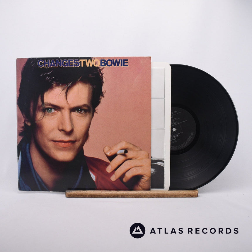 David Bowie ChangesTwoBowie LP Vinyl Record - Front Cover & Record
