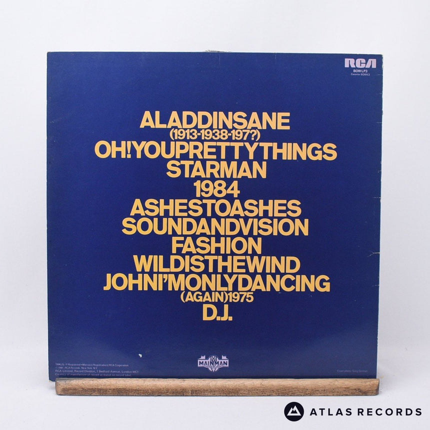 David Bowie - ChangesTwoBowie - Townhouse LP Vinyl Record - VG/VG+