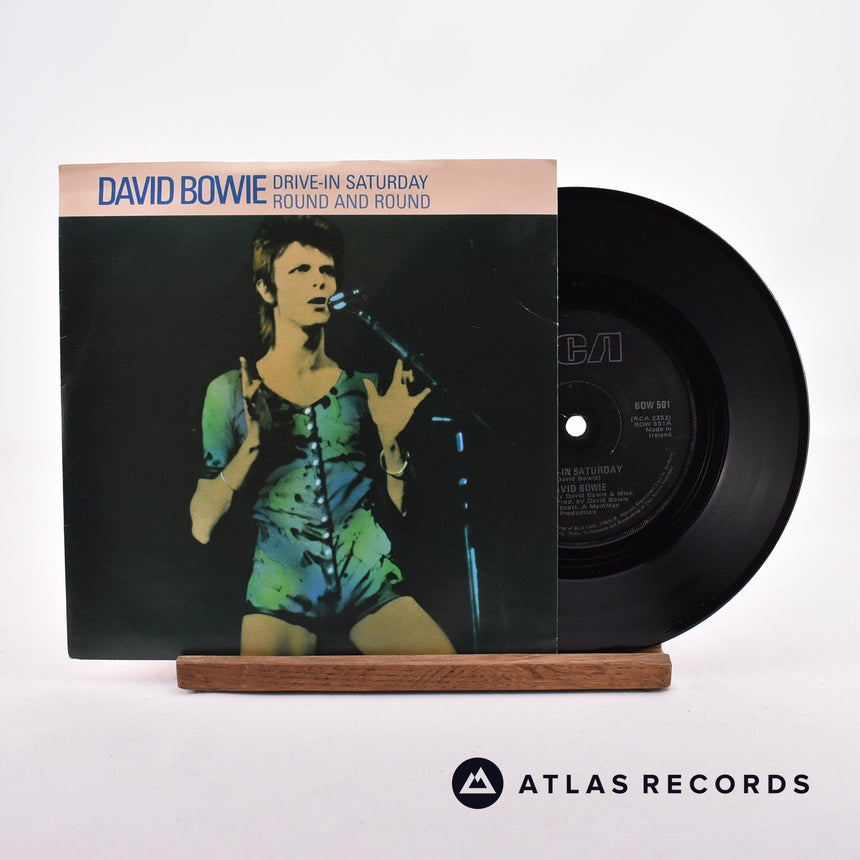 David Bowie Drive-In Saturday 7" Vinyl Record - Front Cover & Record