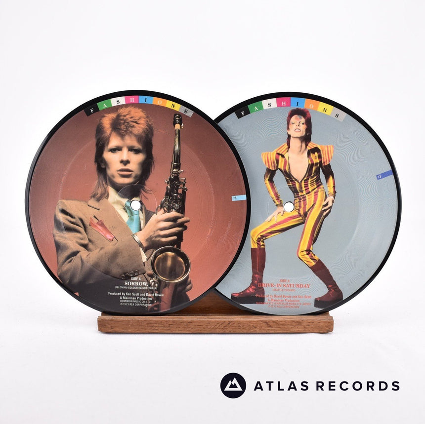 David Bowie - Fashions - Picture Disc 10 x 7" Vinyl Record - VG/VG+