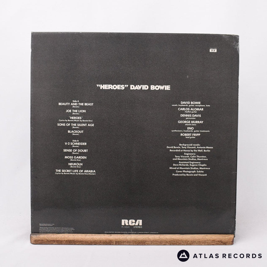 David Bowie - "Heroes" - Lyric Sheet Italy LP Vinyl Record - VG+/EX