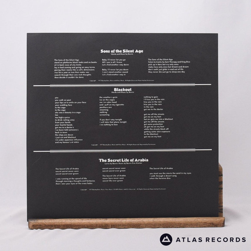 David Bowie - "Heroes" - Sterling A-2 B-2 LP Vinyl Record - EX/VG+