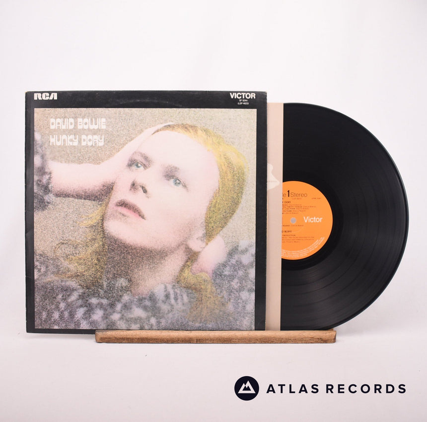 David Bowie Hunky Dory LP Vinyl Record - Front Cover & Record