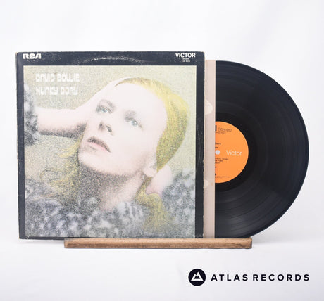David Bowie Hunky Dory LP Vinyl Record - Front Cover & Record