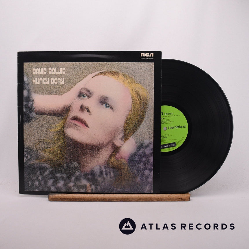 David Bowie Hunky Dory LP Vinyl Record - Front Cover & Record