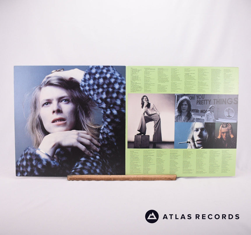 David Bowie - Hunky Dory - Clear Reissue A B C D 2 x LP Vinyl Record - EX/EX